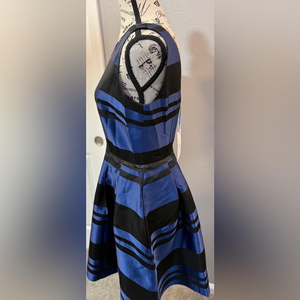 NWT Southern Tide Sleeveless Stripe Fit-and-Flare Dress - Picture 7 of 13